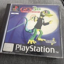 Gex 3D:Enter the Gecko (Playstation PS1 Game) complete good condition pal boxed 