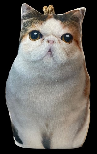 Vintage cat shaped fabric - cat,