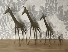 Stunning Brass Tower Giraffe