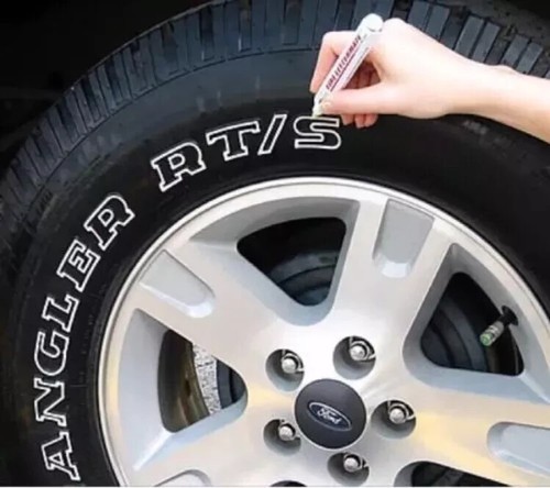 Tyre marking white pen - 2,