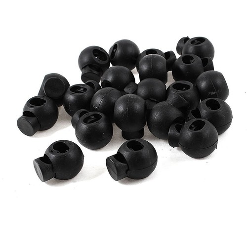 100pcs round black - round,