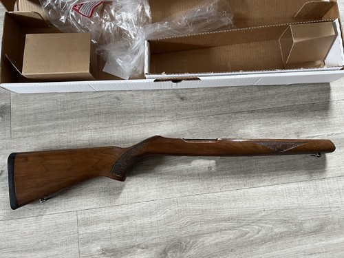 Wood stock for model - model, ruger