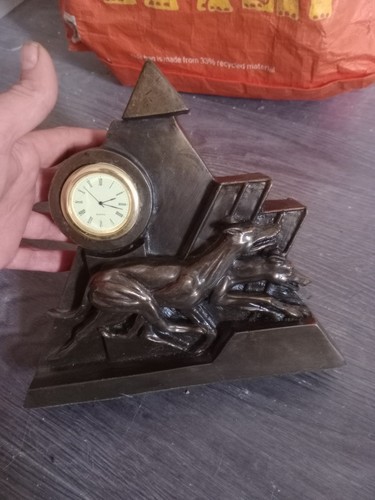 Greyhound racing clock - racing,