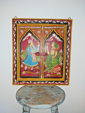 VINTAGE  PAINTED WOODEN SMALL