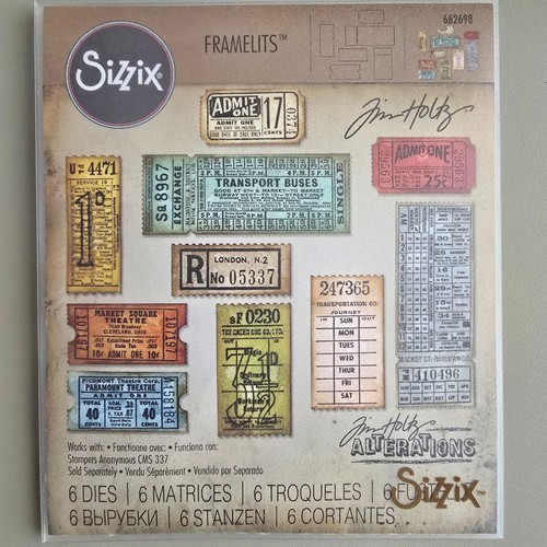 Sizzix framelits tim holtz - sizzix,