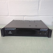 Behringer Europower EP2500 Stereo Power Amplifier 2x1200W Rack Mount PA Amp 