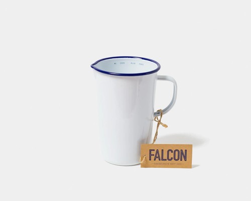 Enamel pint jug - pint, and