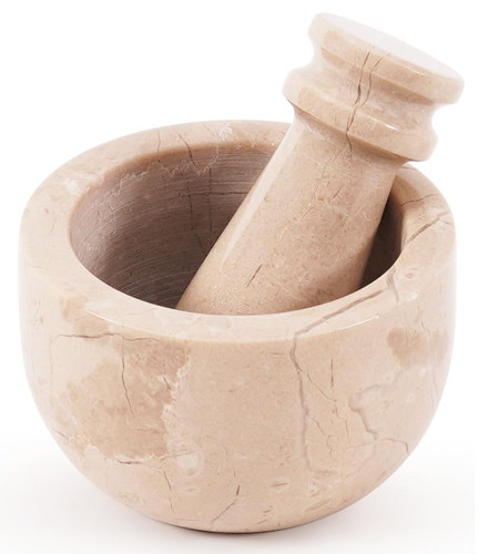 Marble mini mortar and pestle - mini,