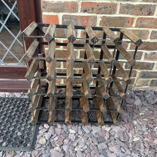 Large wood and metal stacking - and,