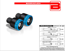 BARRACUDA B-LUX ERGAL BLUE BARBELL COUNTERWEIGHTS for ALL RIEJU MOTORCYCLES