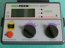 ISO-TECH IRT2310 RCD Tester