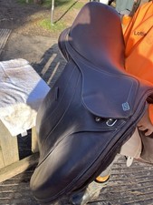 GFS Monarch Jump 17” Adjustable brown leather Saddle