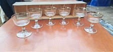 Vintage Set Of 6 Champagne