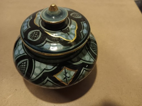 Vintage tunisian small ceramic - vintage,