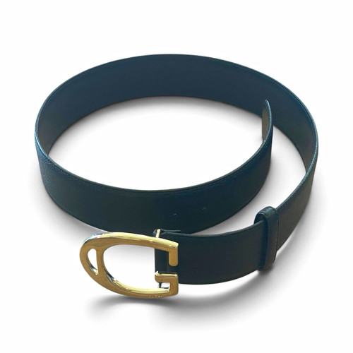 Gucci black leather - belt, size