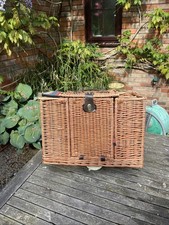 Wicker picnic hamper basket - hamper, 2