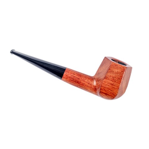 Red wood tobacco pipe - wood,