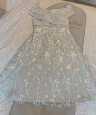 John Charles 66529 Mother of the Bride or Groom blue dress size 16 