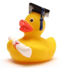 Rubber duck graduation Bath Duck