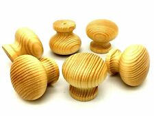 24 x Solid Pine Knobs 47mm