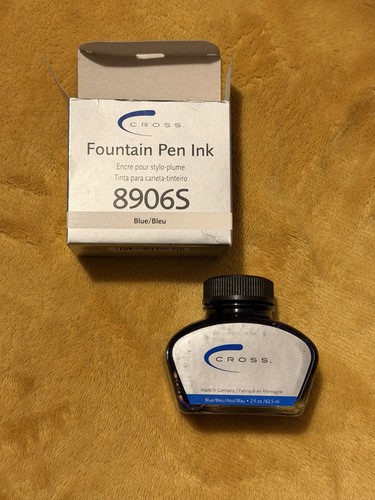 Cross blue fountain pen ink - fountain,