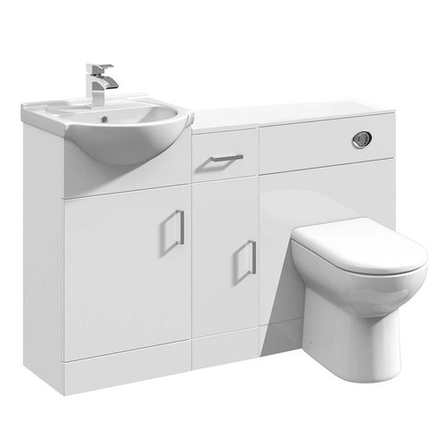 Vanity unit with combined sink - unit,