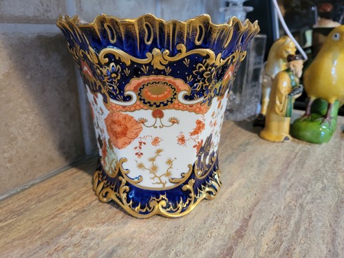 Royal crown derby vase planter - royal,