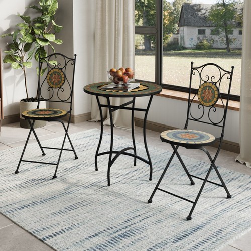 Outdoor mosaic bistro set - outdoor,