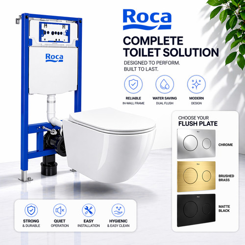 Wall hung toilet set 112cm - hung,