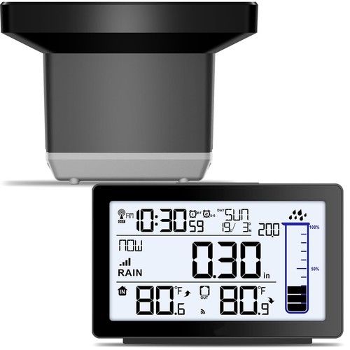 Wireless rain gauge outdoor - gauge,