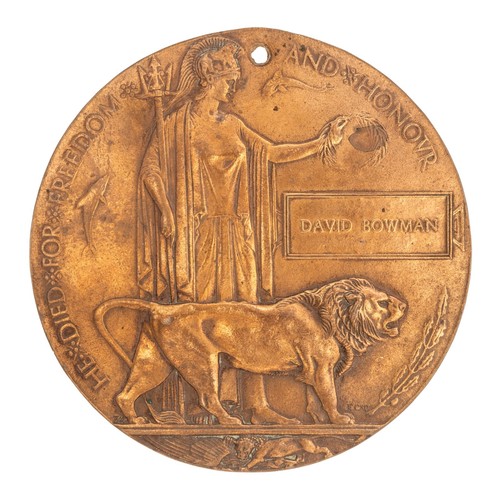 Ww1 memorial plaque david - plaque,