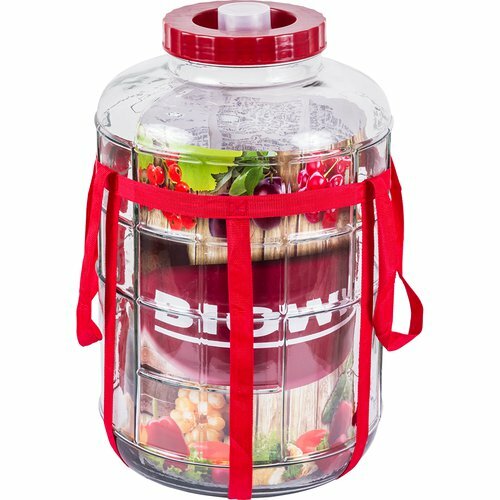 Universal glass jar demijohn - glass,
