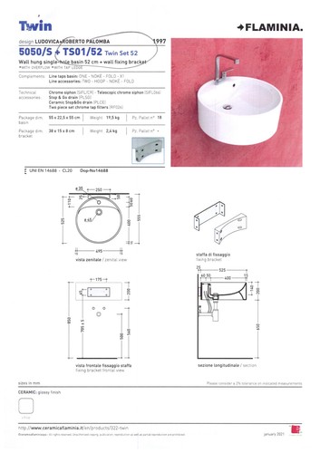 Flaminia 5050 ts01 52 wall - 5050/s, ts01/52
