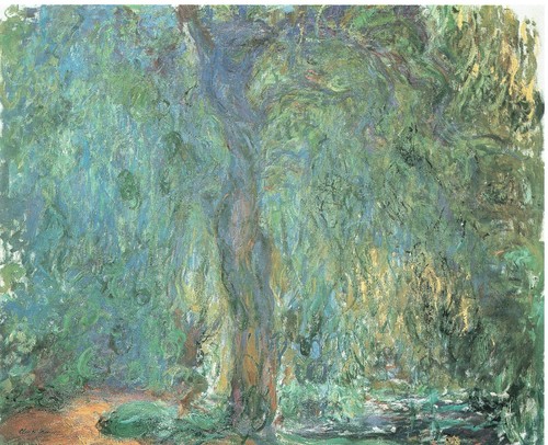 Monet weeping willow a4 - weeping, a1-a4