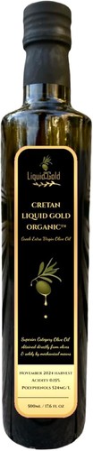 Cretan liquid gold - gold", greek