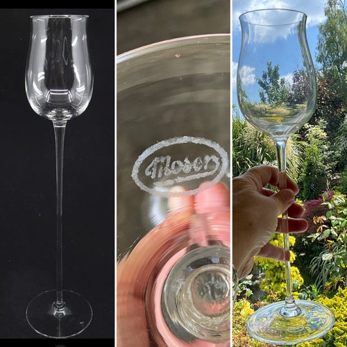 Rare giant moser snifters club - moser,