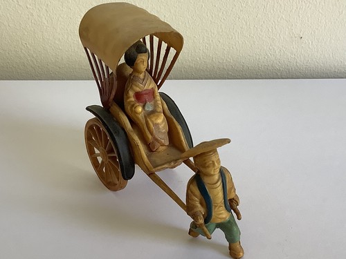 Vintage plastic rickshaw with - plastic,