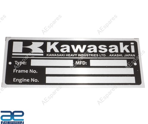 Blank data plate tag - plate,