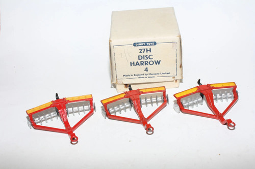 Dinky 27h disc harrow - dinky, 3
