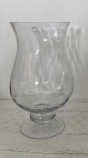 Large clear glass pedastal - large,