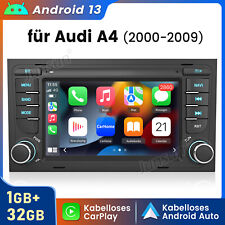 For Audi A4 8E 8H B6 B7 2000-09 Android13 Car Stereo GPS Sat Nav WIFI Carplay SWC BT