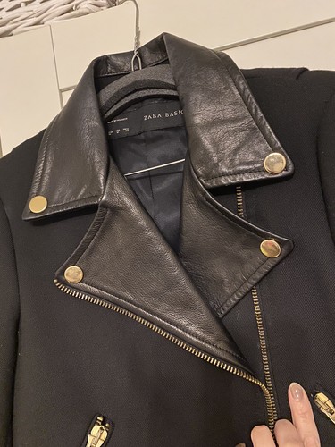 Zara biker coat size - biker, -size