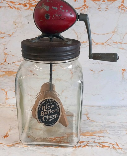 Vintage blow butter churn - blow,
