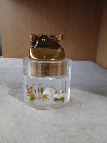 Vintage lucite lighter sea - vintage,