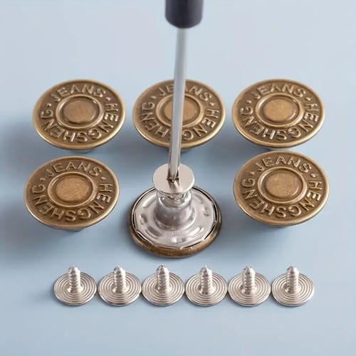 10pcs sew jeans button - 10pcs,