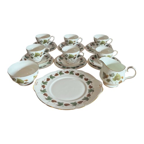 Duchess tea cup - tea, saucers