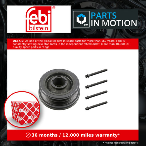 Crankshaft pulley fits - crankshaft, x5