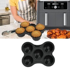 5 Hole Silicone Air Fryer Donut Baking Pan Donut Mold Donut Making Tray No-Stick