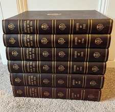 Early 1950s BRITANNICA Books of the Year /Events of... 1950-1955 - hardbacks x 6