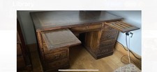 Mahogany Pedestal Desk -